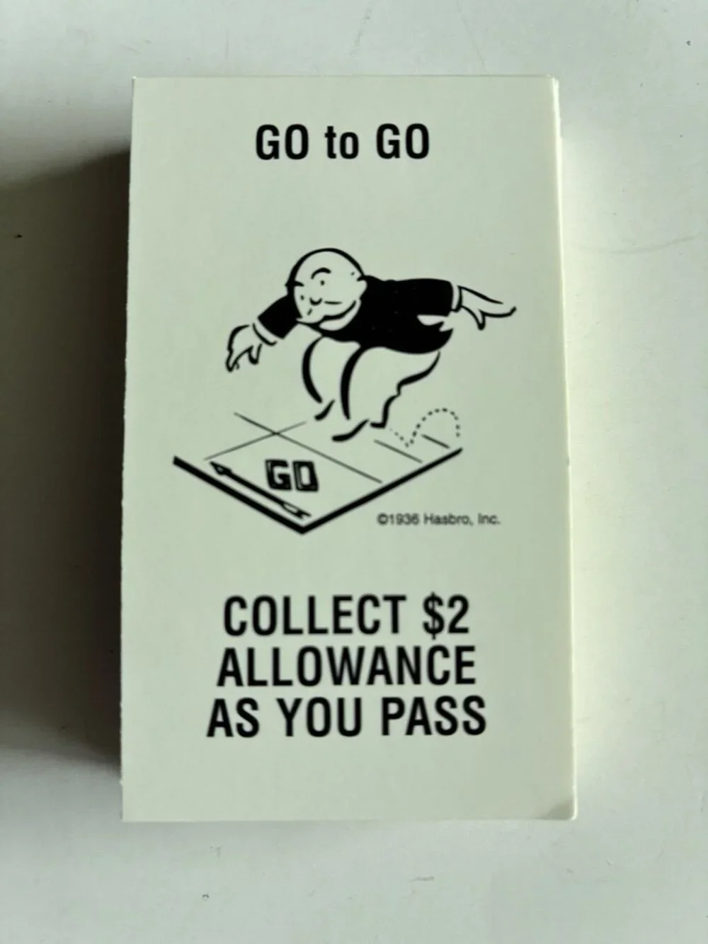 Monopoly Junior Chance Cards Complete Deck 24 Replacement Parker Brothers 1996